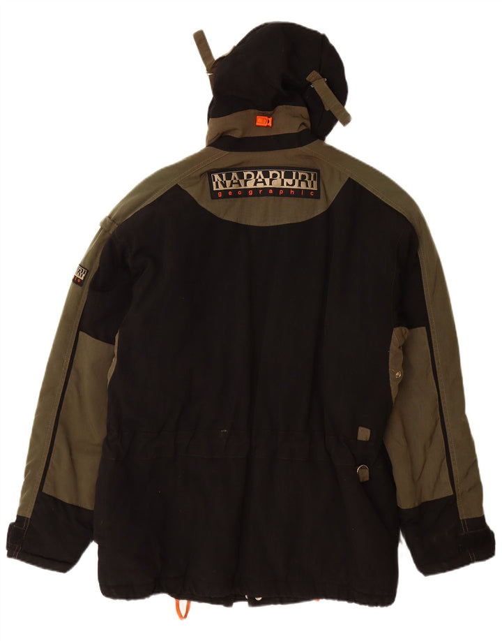 Giacca a vento con cappuccio da uomo NAPAPIJRI UK 38 media nera in poliammide
