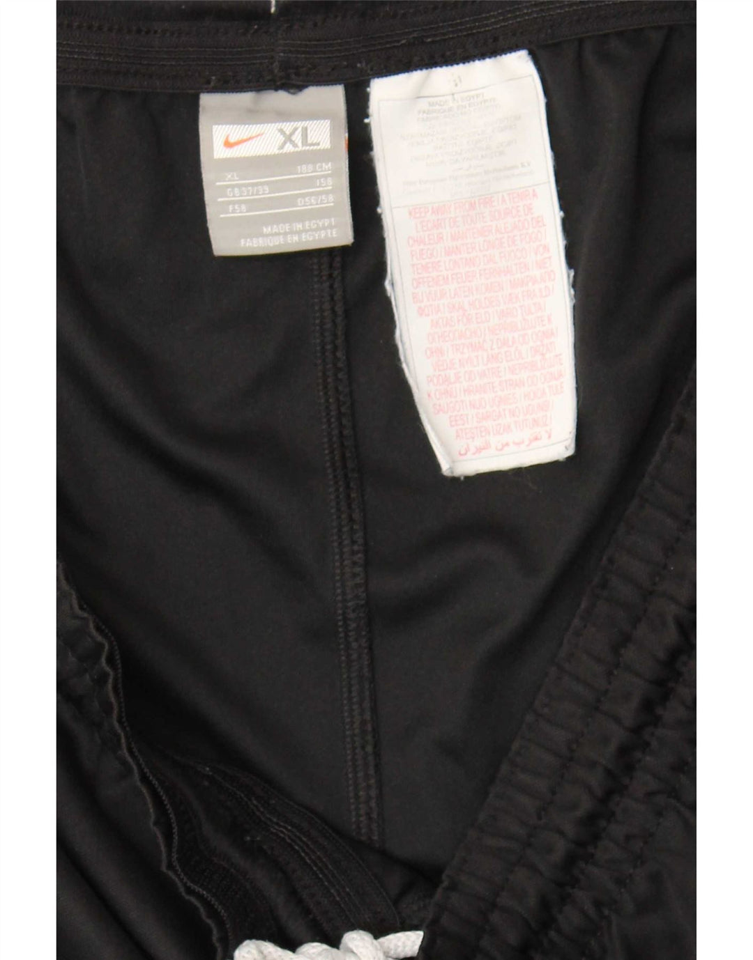 Pantaloncini sportivi Nike da uomo XL in poliestere nero