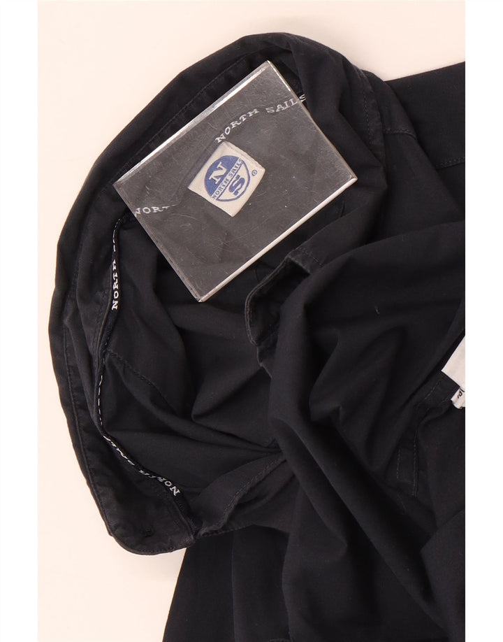 Camicia da uomo North Sails in cotone nero medio