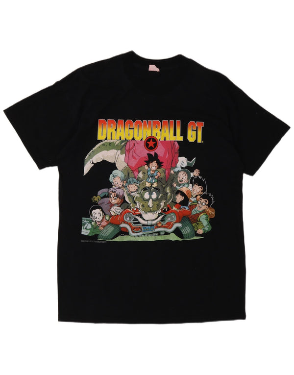 T-shirt grafica vintage da uomo Dragon Ball GT 1997 nera media
