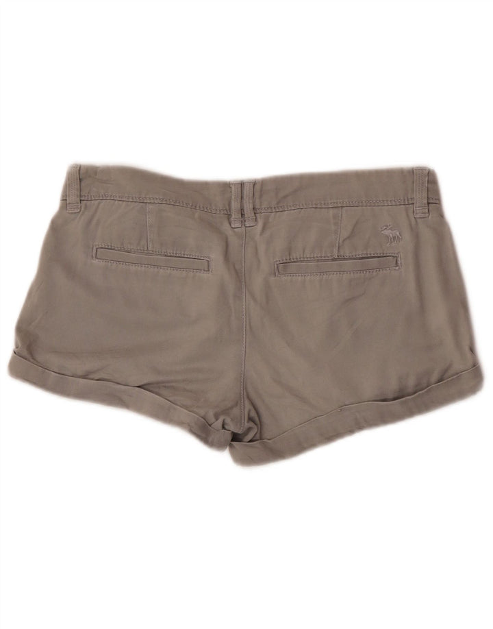 Pantaloni caldi da donna Abercrombie & Fitch US 4 piccoli W32 cotone grigio