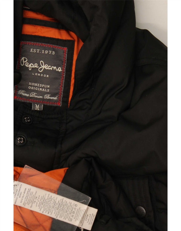 Giacca imbottita con cappuccio da uomo PEPE Jeans UK 38 poliestere nero medio