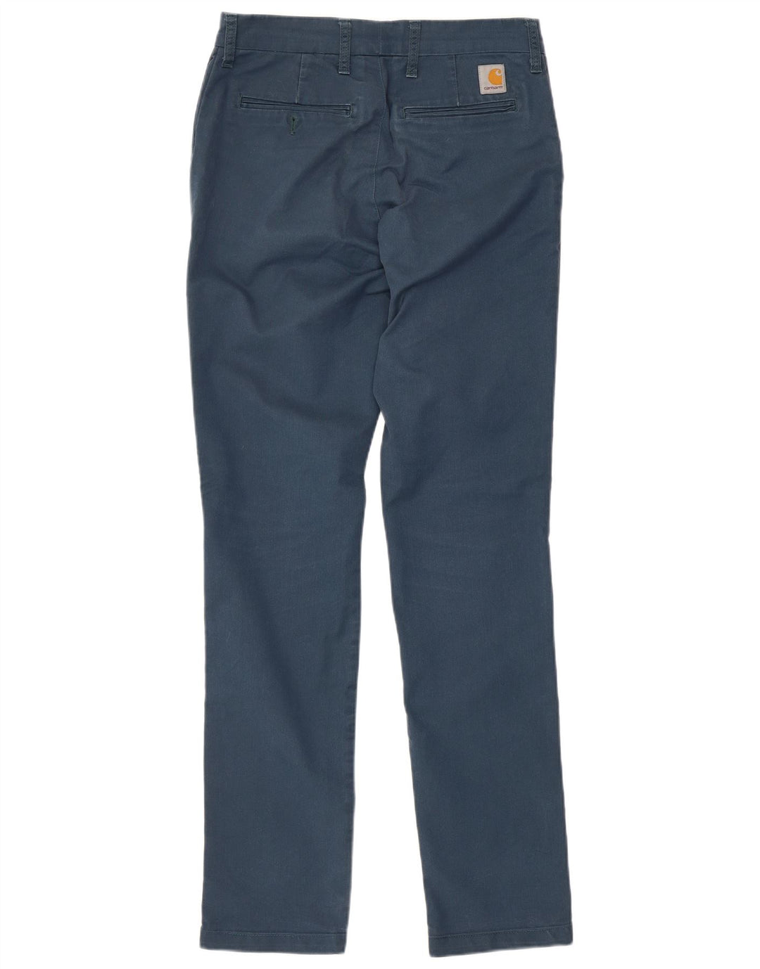 Pantaloni chino slim da uomo Carhartt W33 L34 poliestere blu navy