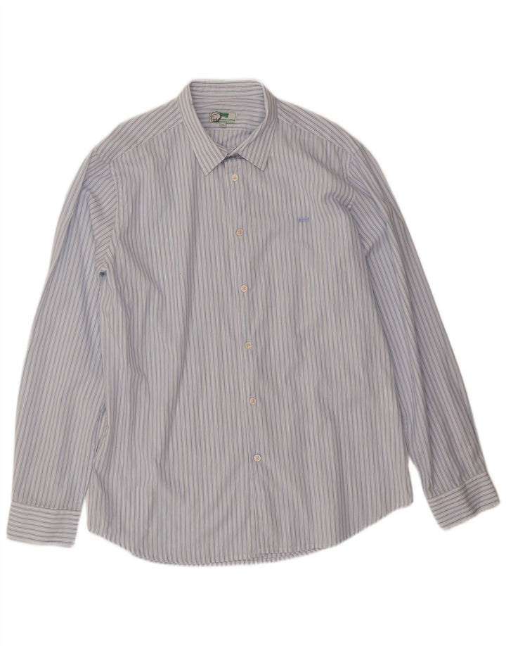 Camicia da uomo Carrera XL in cotone a righe blu