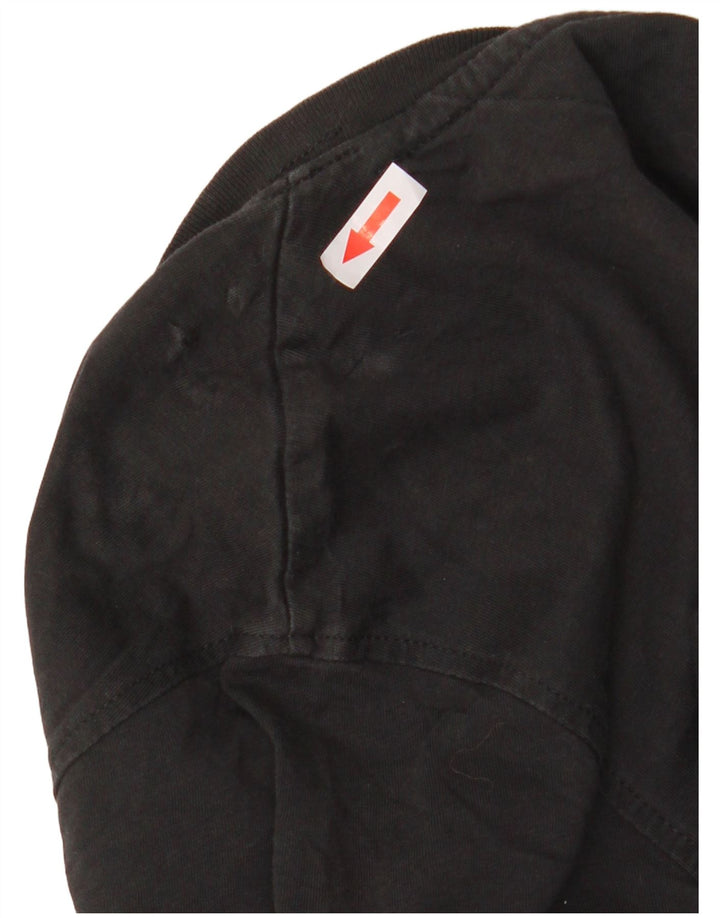 T-shirt da uomo Tommy Hilfiger Top piccola in cotone nero