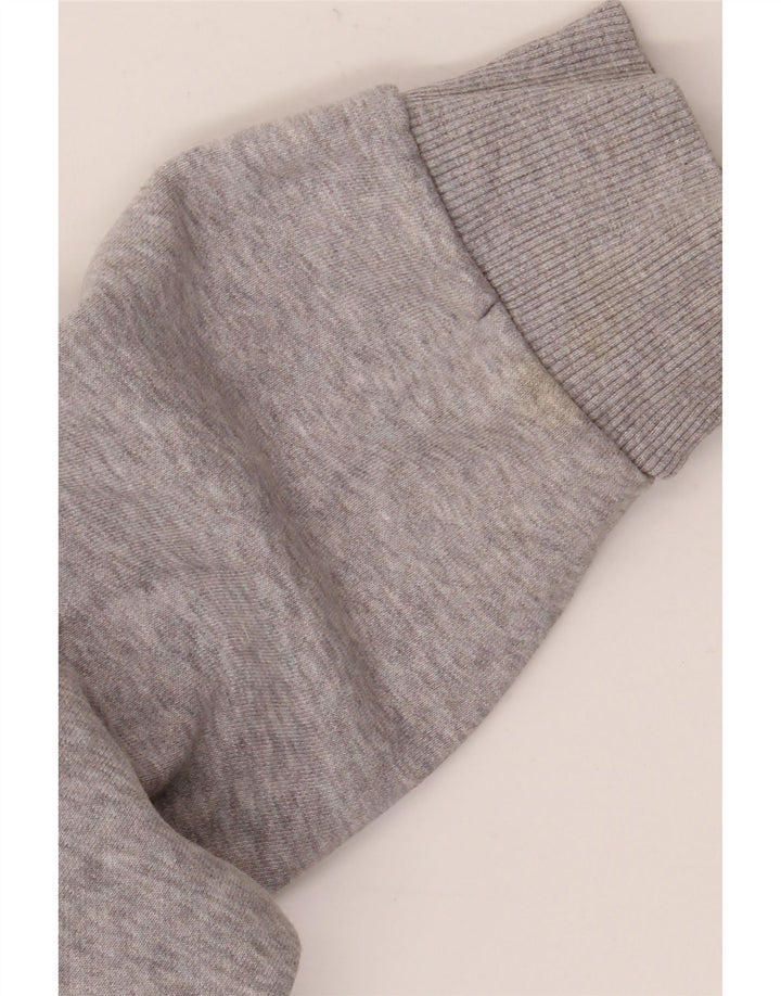 Felpa grafica da uomo Reebok in cotone grigio medio