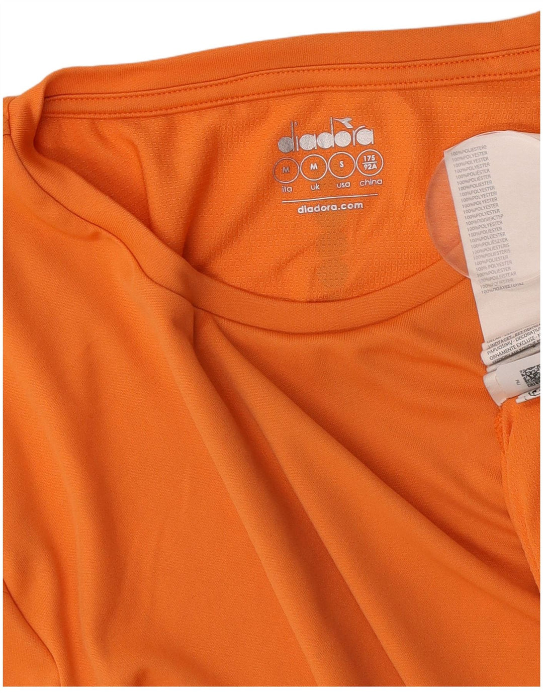T-shirt Diadora Uomo Top Arancione Medio Poliestere
