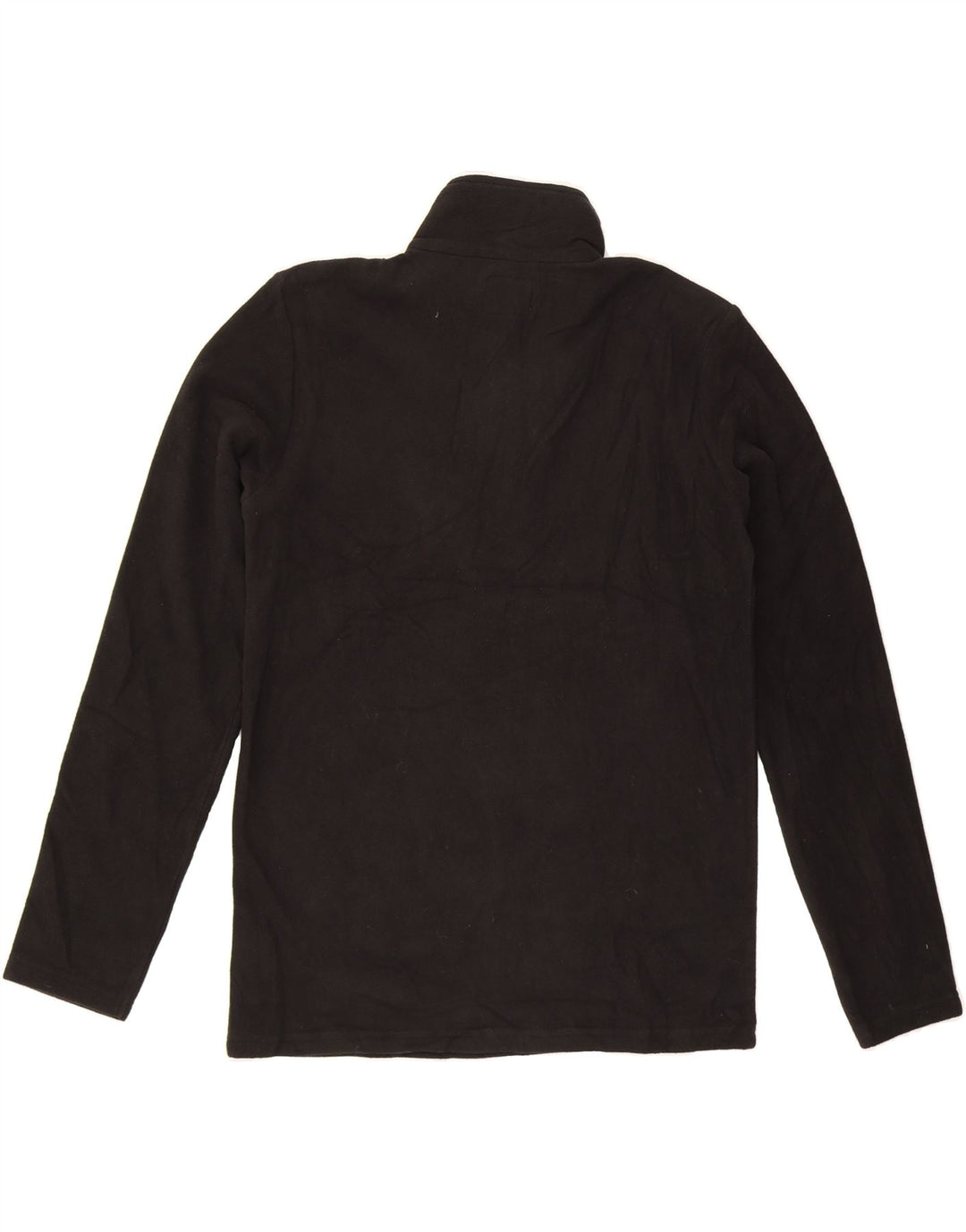 MOUNTAIN WAREHOUSE Mens Zip Neck Fleece Jumper XS Black Polyester Vintage Mountain Warehouse and Second-Hand Mountain Warehouse from Messina Hembry 