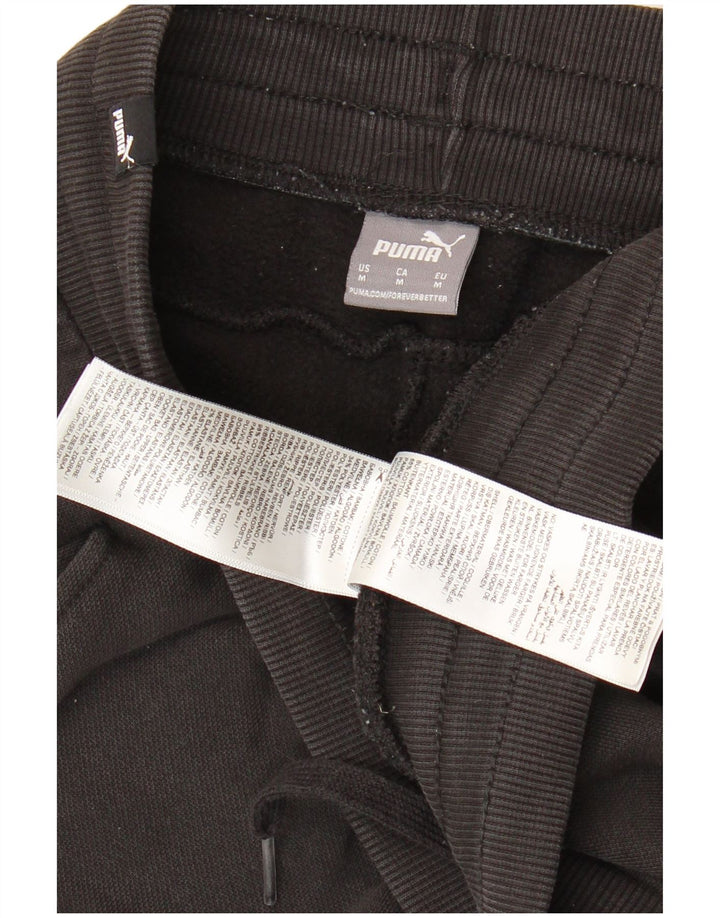 Pantaloni da tuta da uomo Puma Joggers Medium Black Cotton