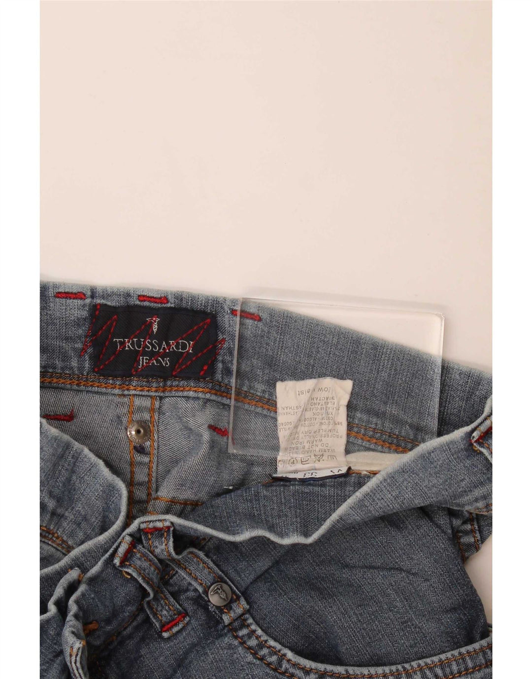 Jeans Slim Donna Trussardi W31 L33 Blu Cotone