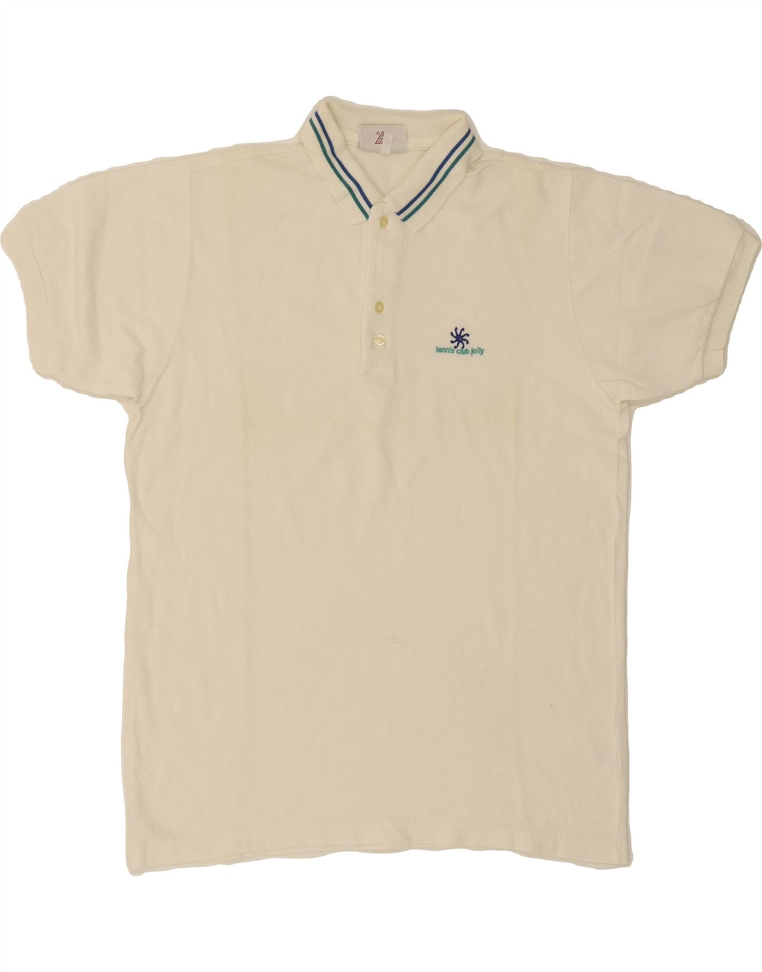 AUSTRALIAN L'ALPINA Mens Polo Shirt IT 50 Medium White Cotton Vintage AUSTRALIAN L'ALPINA and Second-Hand AUSTRALIAN L'ALPINA from Messina Hembry 