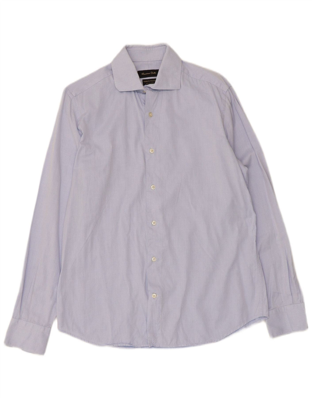 Camicia da uomo Massimo Dutti taglia 41 blu medio argyle/diamante
