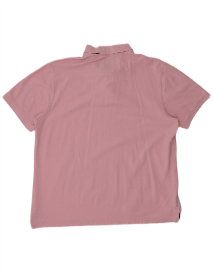 CREW CLOTHING Polo da uomo 2XL in cotone rosa