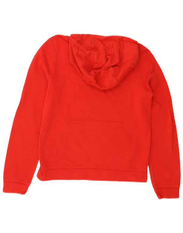 Maglione con cappuccio grafico NIKE per ragazze 12-13 anni grande in cotone rosso
