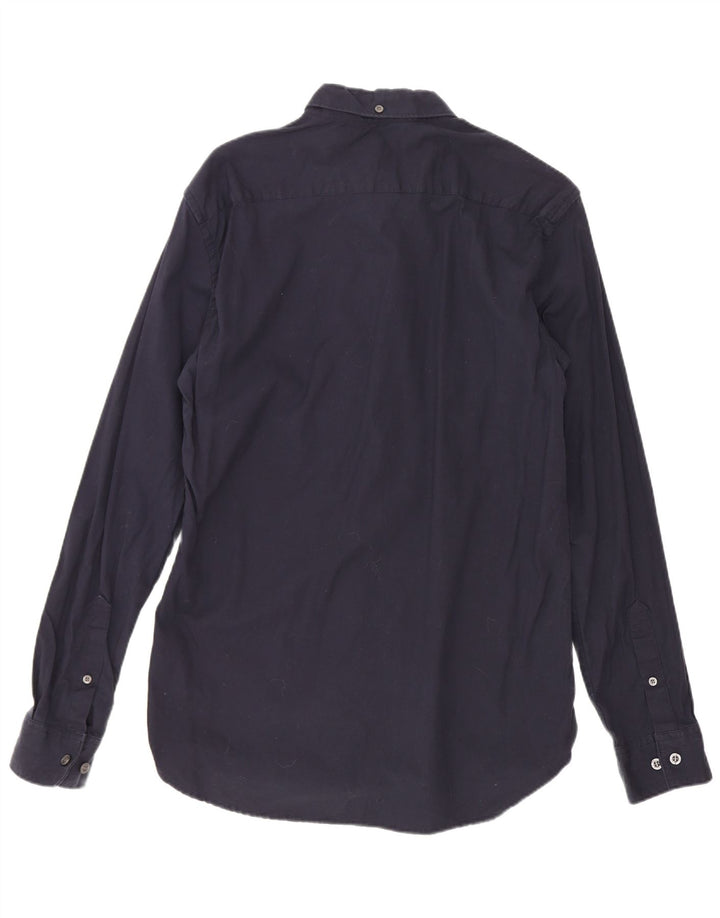 Camicia da uomo French Connection in cotone blu navy medio