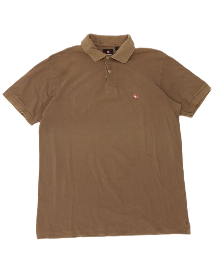 Polo da uomo MURPHY & NYE XL in cotone kaki