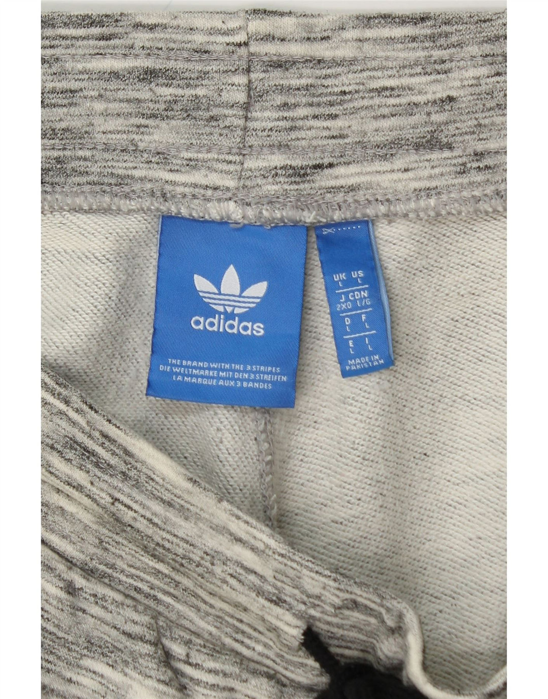 Pantaloni da tuta da uomo ADIDAS Joggers grandi in cotone gessato grigio
