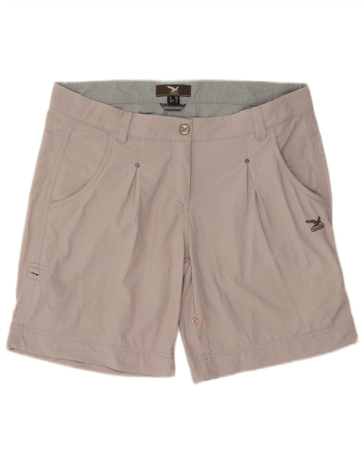 Pantaloncini casual da donna SALEWA UK 12 Medium W34 Poliammide grigio