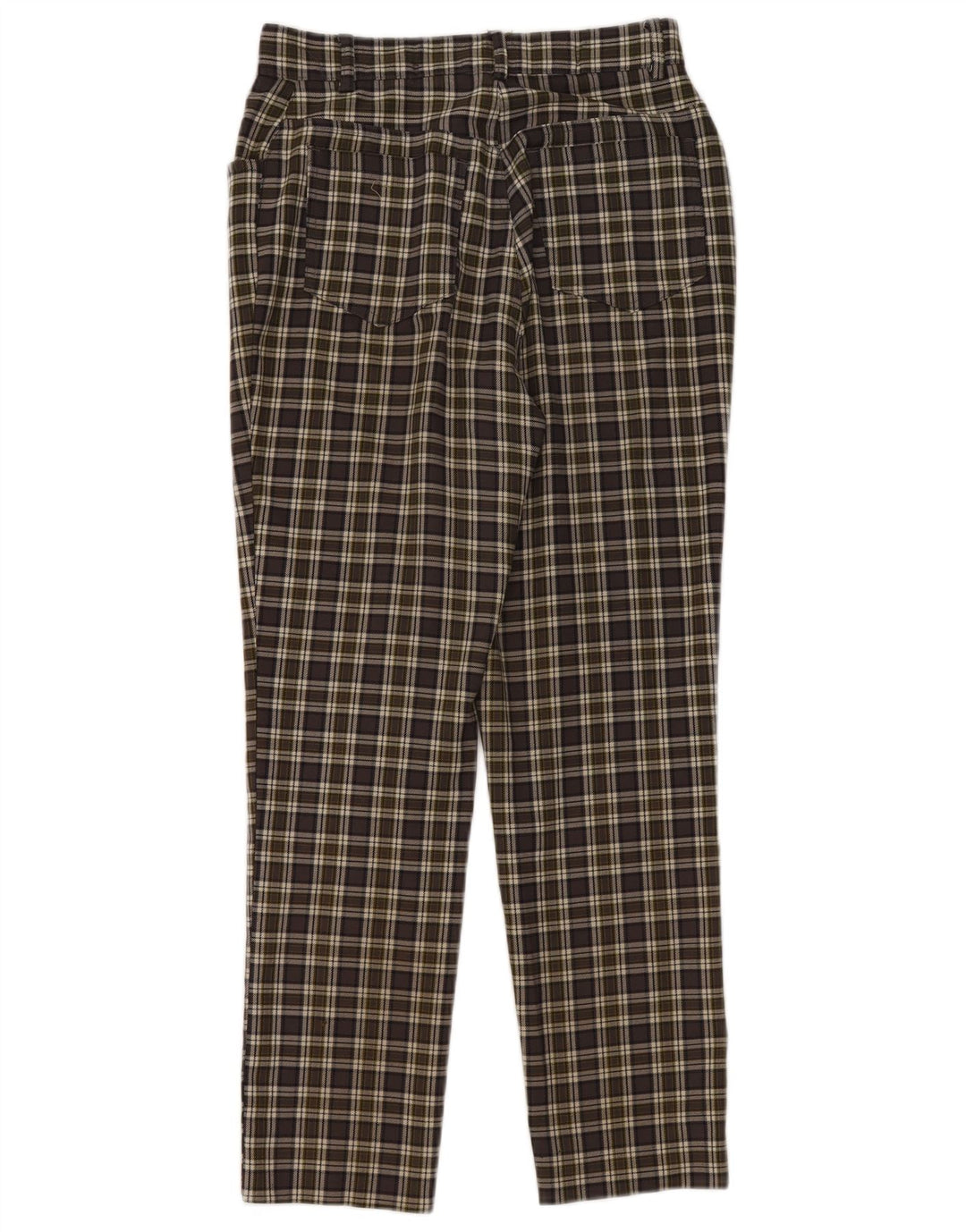 Pantaloni casual slim da donna Hennes EU 38 medi W28 L28 quadri verdi
