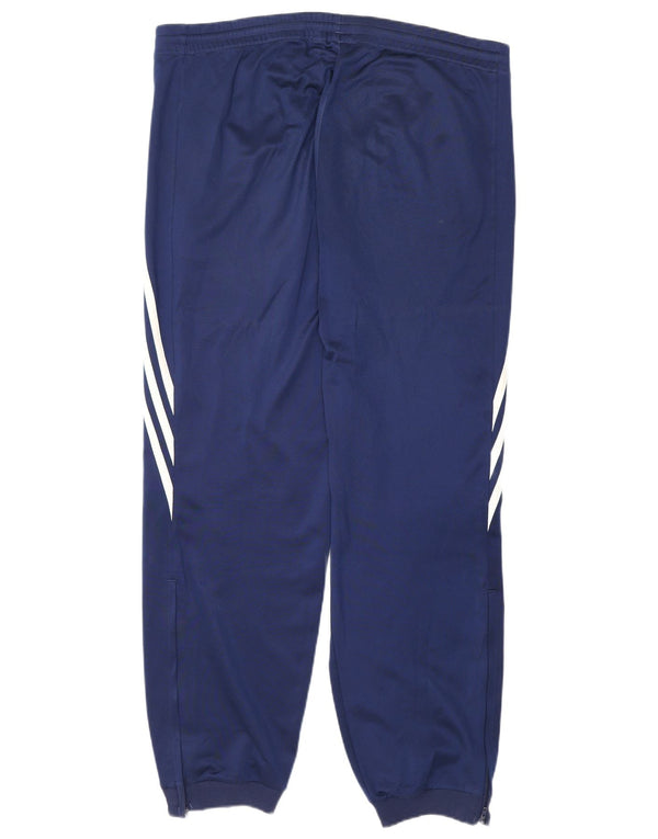 Pantaloni da tuta da uomo Adidas Joggers medi in poliestere blu navy