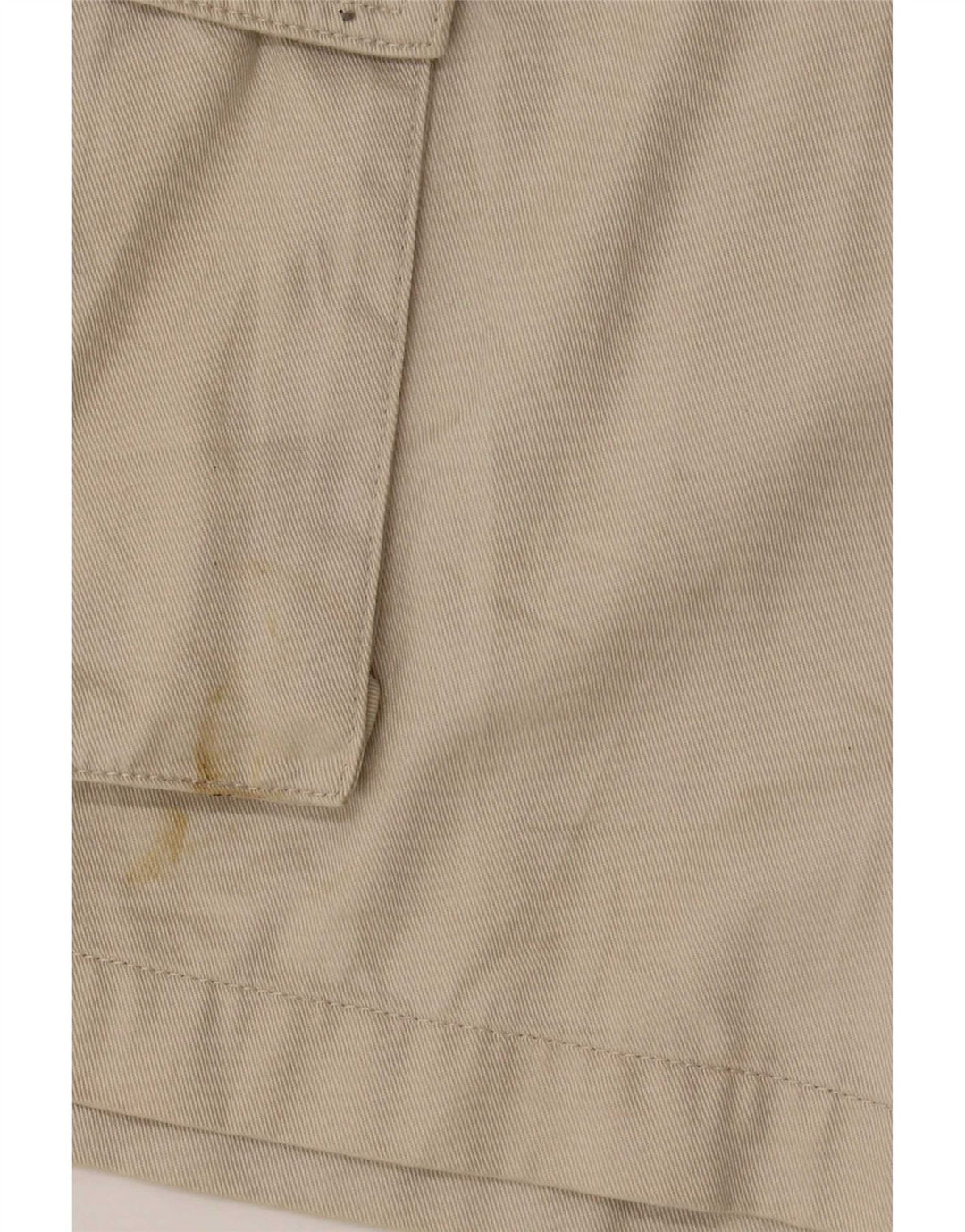 Pantaloncini cargo vintage da uomo grandi W30 beige