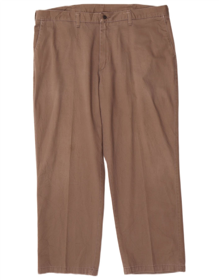 Pantaloni chino dritti da uomo LEE W40 L29 in cotone marrone