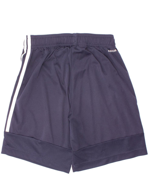 Pantaloncini sportivi Adidas Aeroready da ragazzo 11-12 anni blu navy
