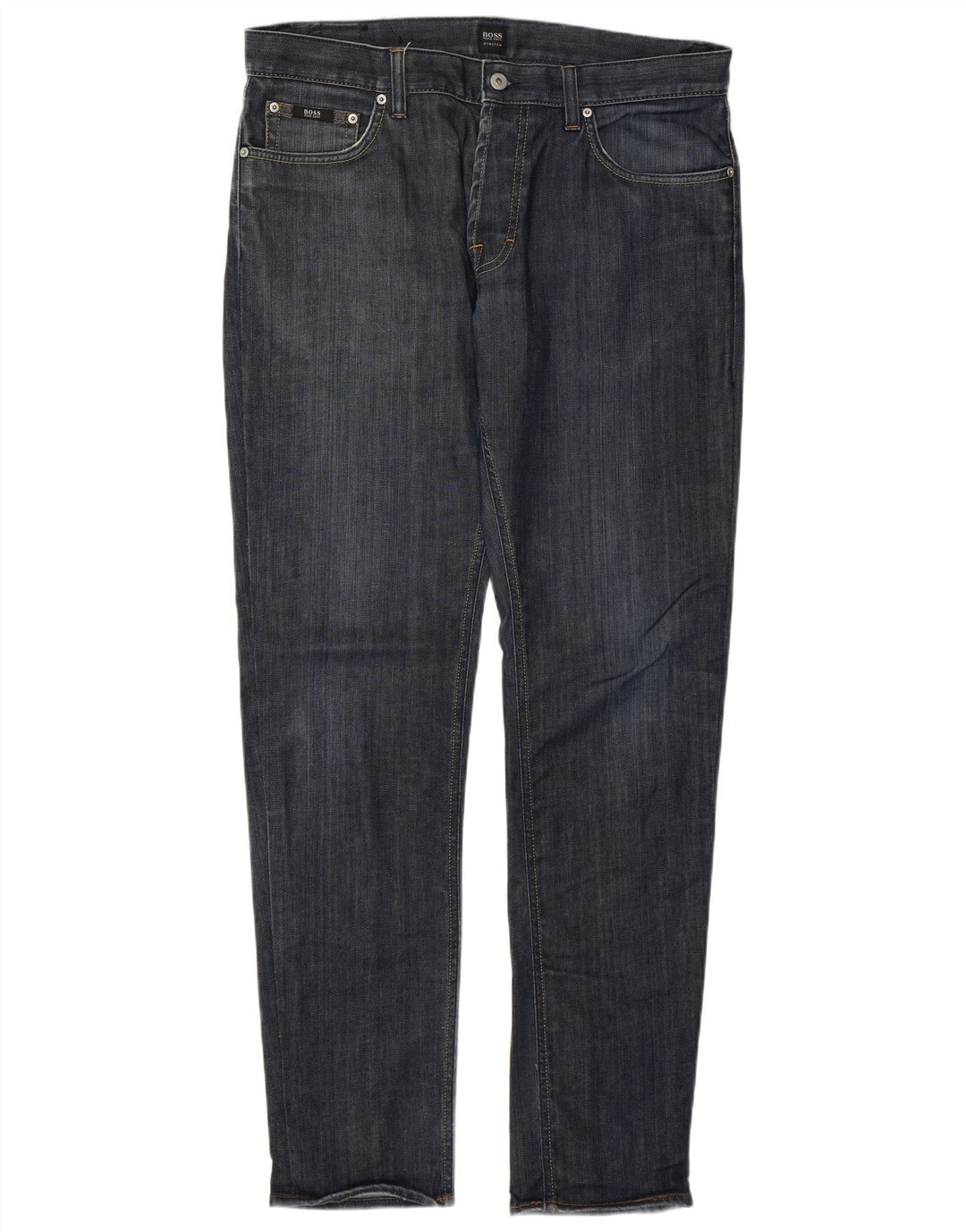 Jeans slim da uomo Hugo Boss W35 L34 cotone blu