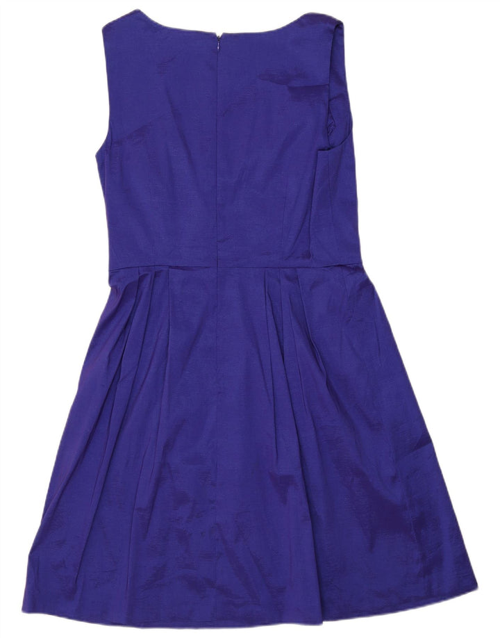 CALVIN KLEIN Abito da donna senza maniche a trapezio US 12 Poliestere viola medio