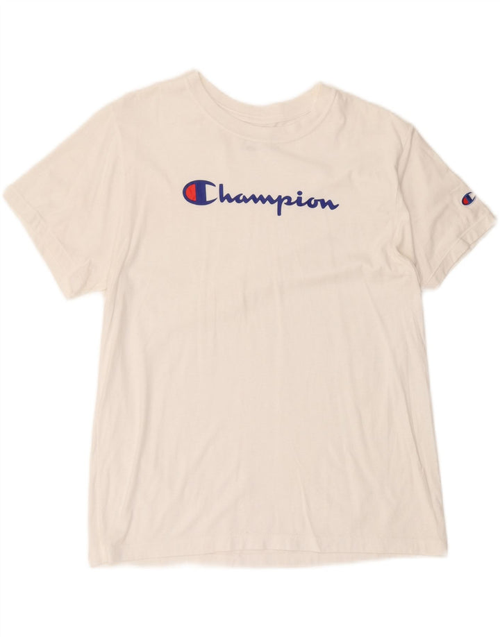 Maglietta grafica da donna Champion Top UK 16 Large Bianca