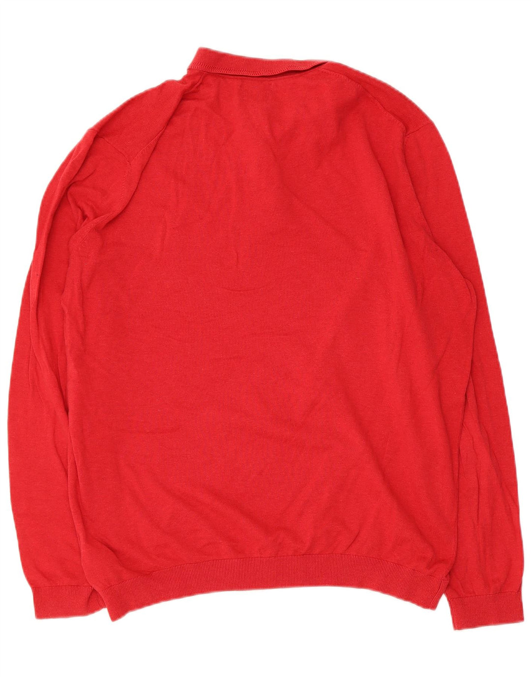 Massimo Dutti Maglione da uomo con collo alto XL in cotone rosso