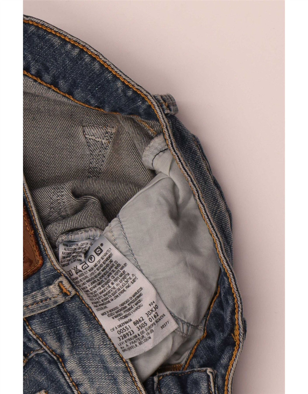 Jeans svasati da donna Levi's W30 L30 in cotone blu
