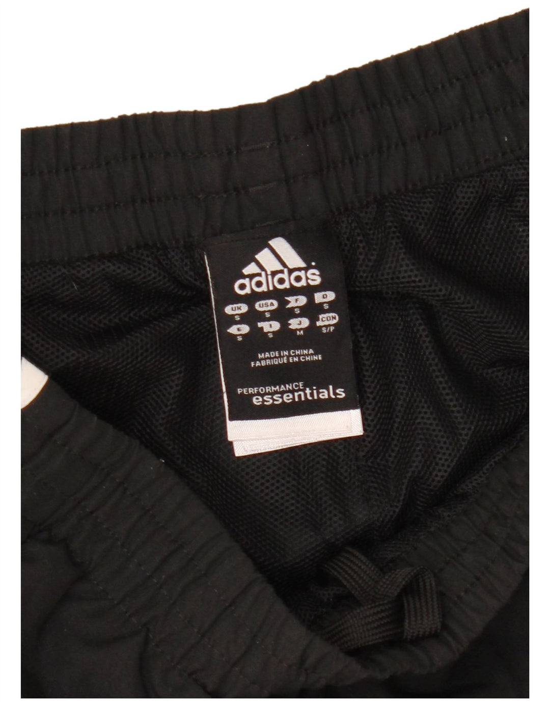 Pantaloni da tuta da uomo Adidas Climalite Joggers piccoli in poliestere nero
