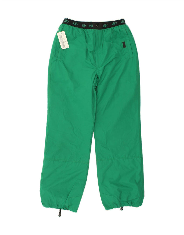 KILLY Womens Tracksuit Trousers IT 50 XL Green Polyester Vintage Killy and Second-Hand Killy from Messina Hembry 