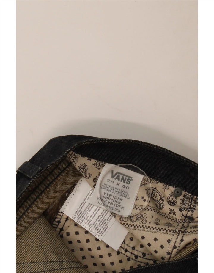 Jeans dritti da uomo Vans W28 L25 cotone blu navy