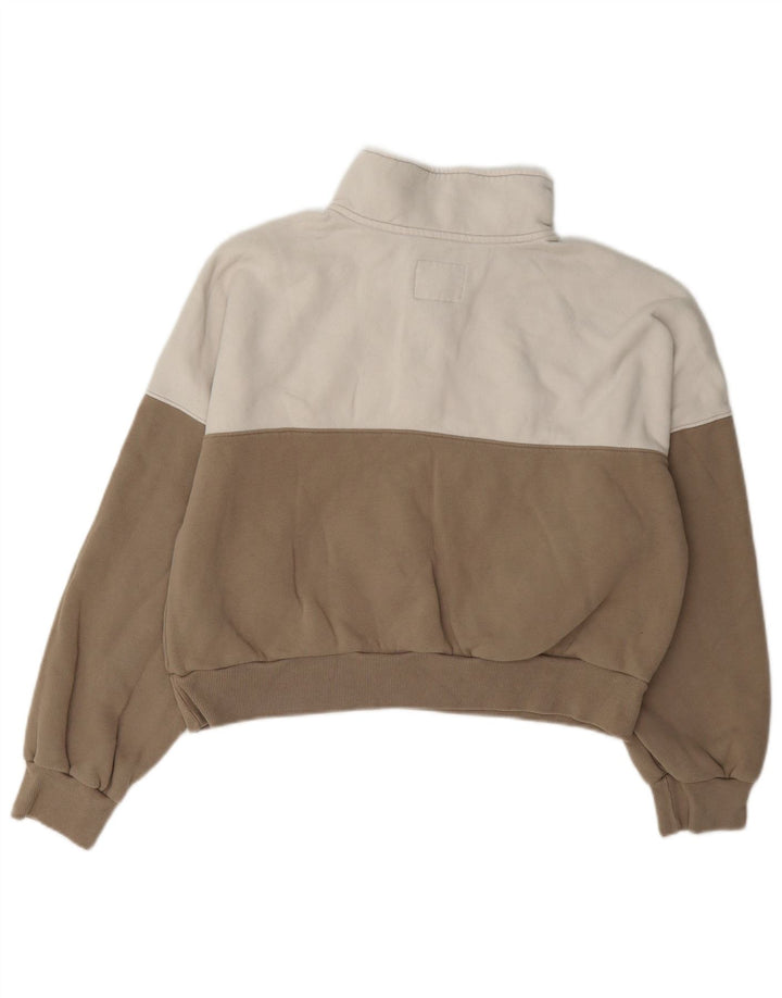 Felpa corta da donna Abercrombie & Fitch UK 14 Grigio medio