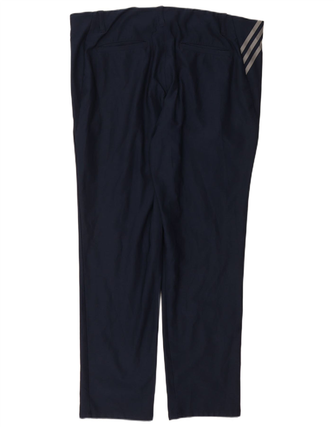 Pantaloni chino dritti da uomo ADIDAS W38 L32 nylon blu navy