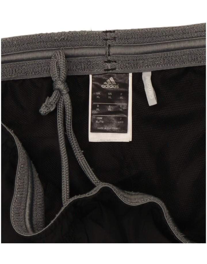 Pantaloni da tuta ADIDAS Climalite da uomo XL poliestere nero