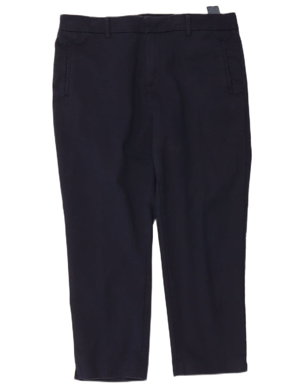 Pantaloni corti da donna Tommy Hilfiger US 14 XL W34 L24 Cotone blu navy