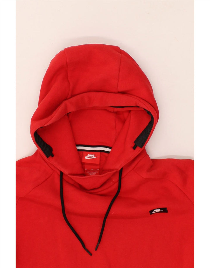 NIKE Mens Hoodie Jumper Medium Red Cotton Vintage Nike and Second-Hand Nike from Messina Hembry 
