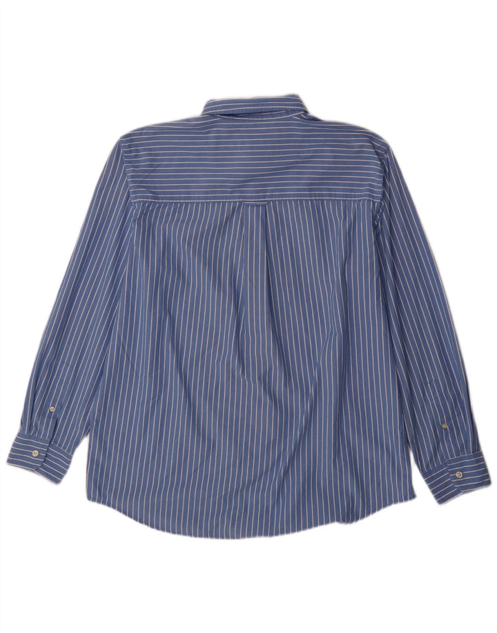 Camicia Uomo Chaps Large in cotone a righe blu