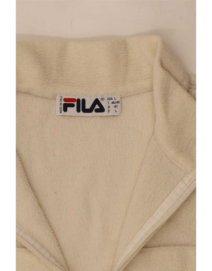 Giacca in pile da donna Fila UK 16 Large Beige