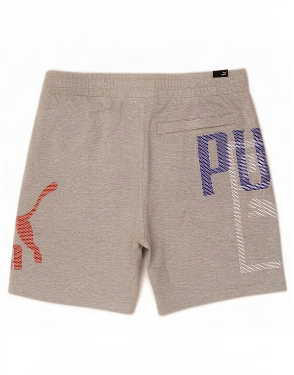 Pantaloncini sportivi grafici da uomo Puma Grigio medio