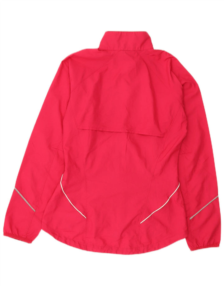 Giacca da tuta da donna NIKE UK 10 piccola rossa in poliestere