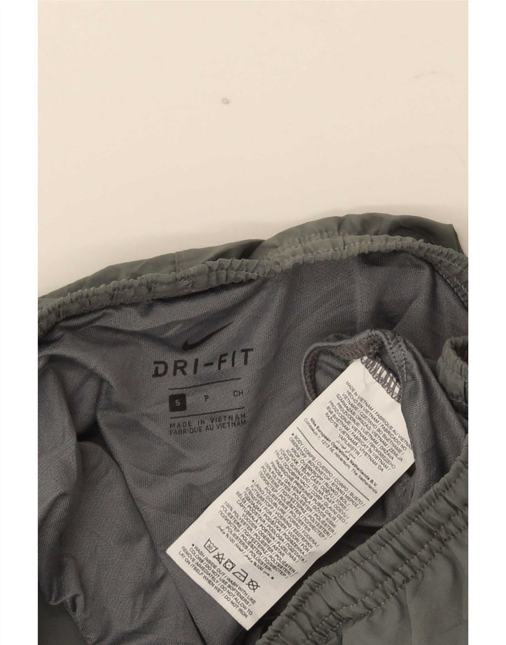 Pantaloncini sportivi Nike Dri Fit da uomo, piccoli, in poliestere color block grigio