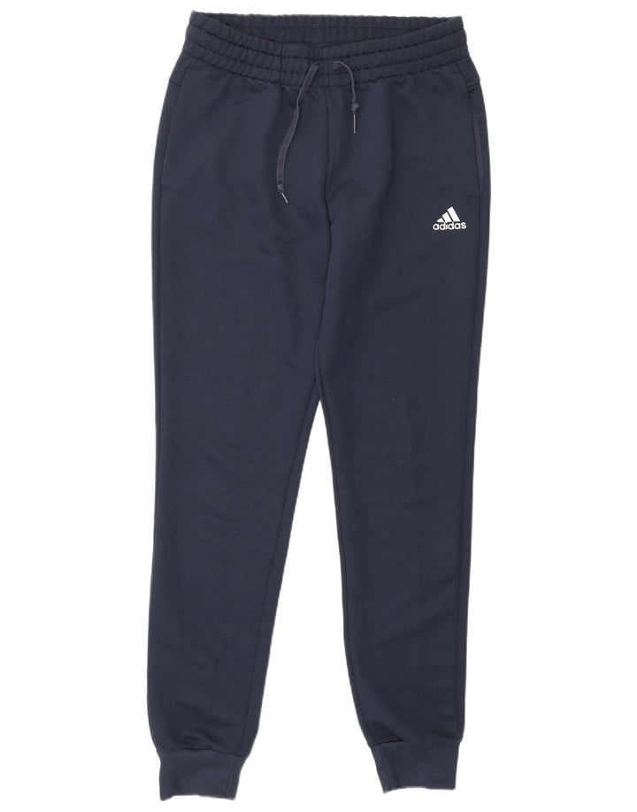 Pantaloni da tuta da donna Adidas Joggers UK 8/10 Small Poliestere blu navy