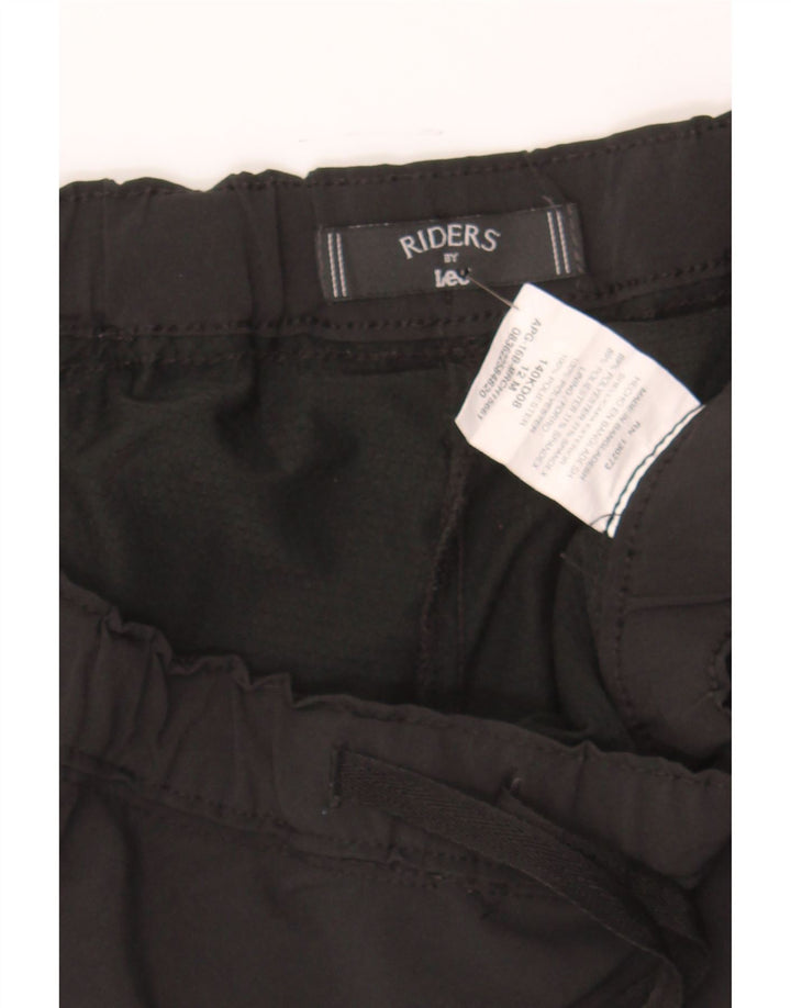 LEE Womens Skort US 12 Large  Black Polyester Vintage Lee and Second-Hand Lee from Messina Hembry 