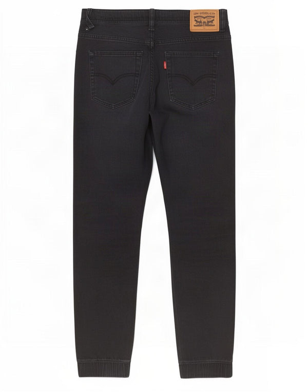 Jeans dritti da jogging per ragazzi Levi's 13-14 anni W28 L27 cotone nero