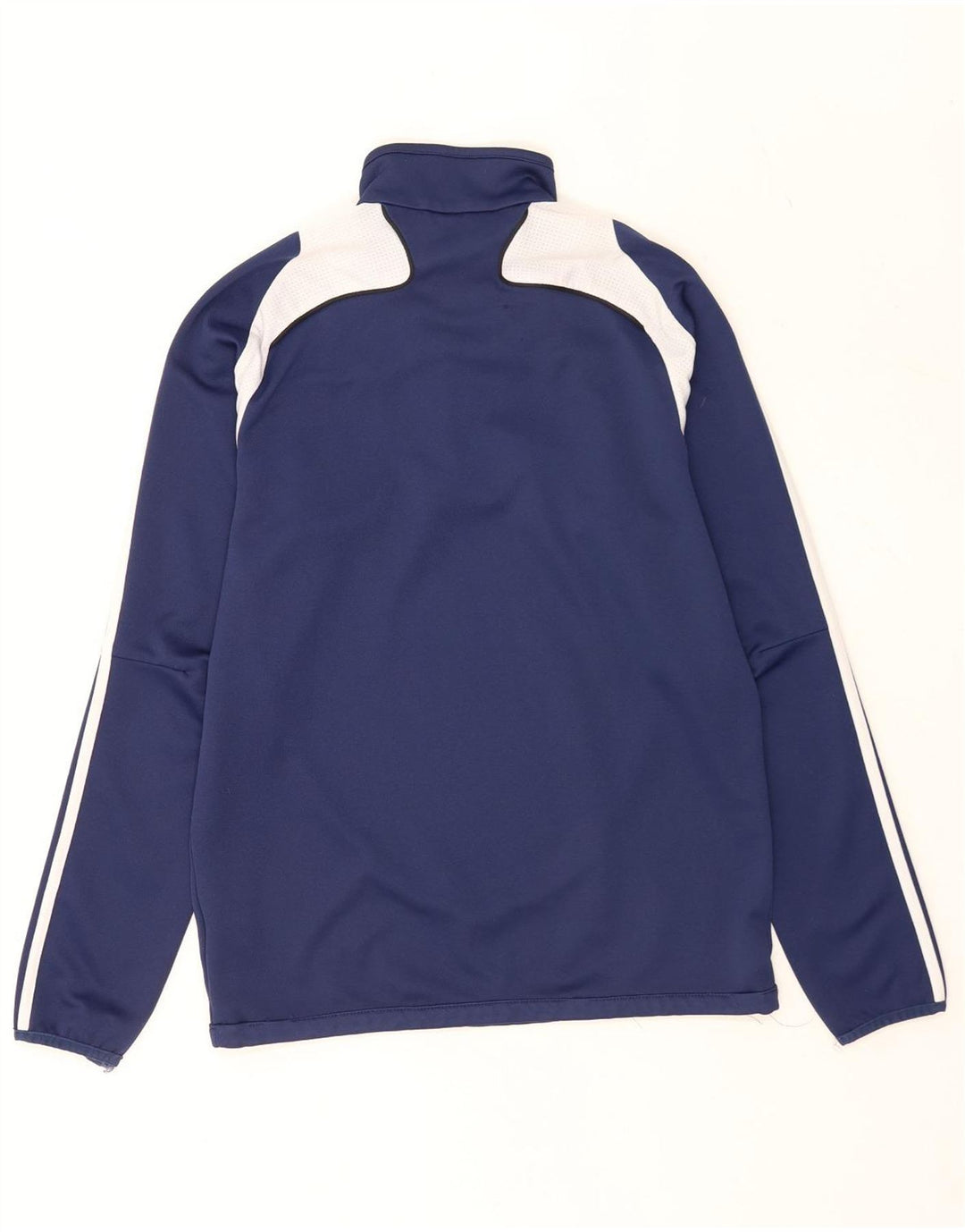 Top da tuta Adidas da uomo con grafica pullover UK 40/42 medio blu navy