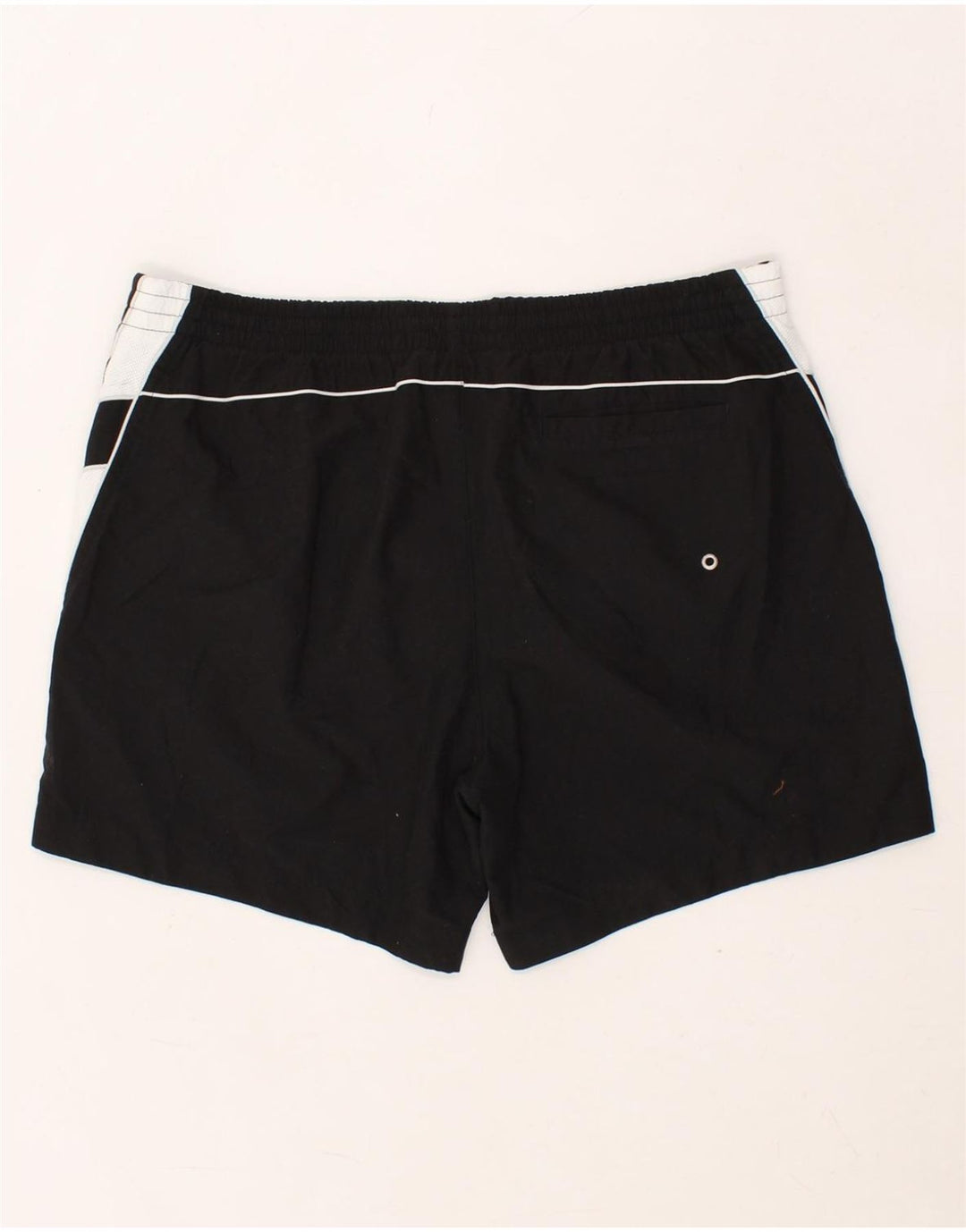 CHAMPION Mens Sport Shorts 2XL  Black Colourblock Polyester Vintage Champion and Second-Hand Champion from Messina Hembry 
